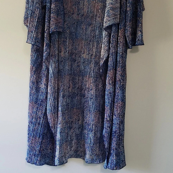LuLaRoe Long Line Cardigan Women Large Oversized Layer Duster Coastal Beach - Picture 3 of 11
